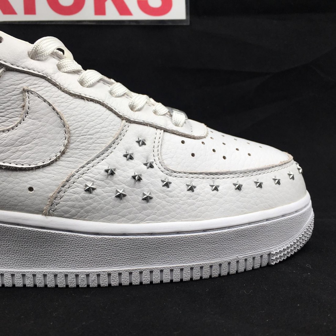 studded air forces